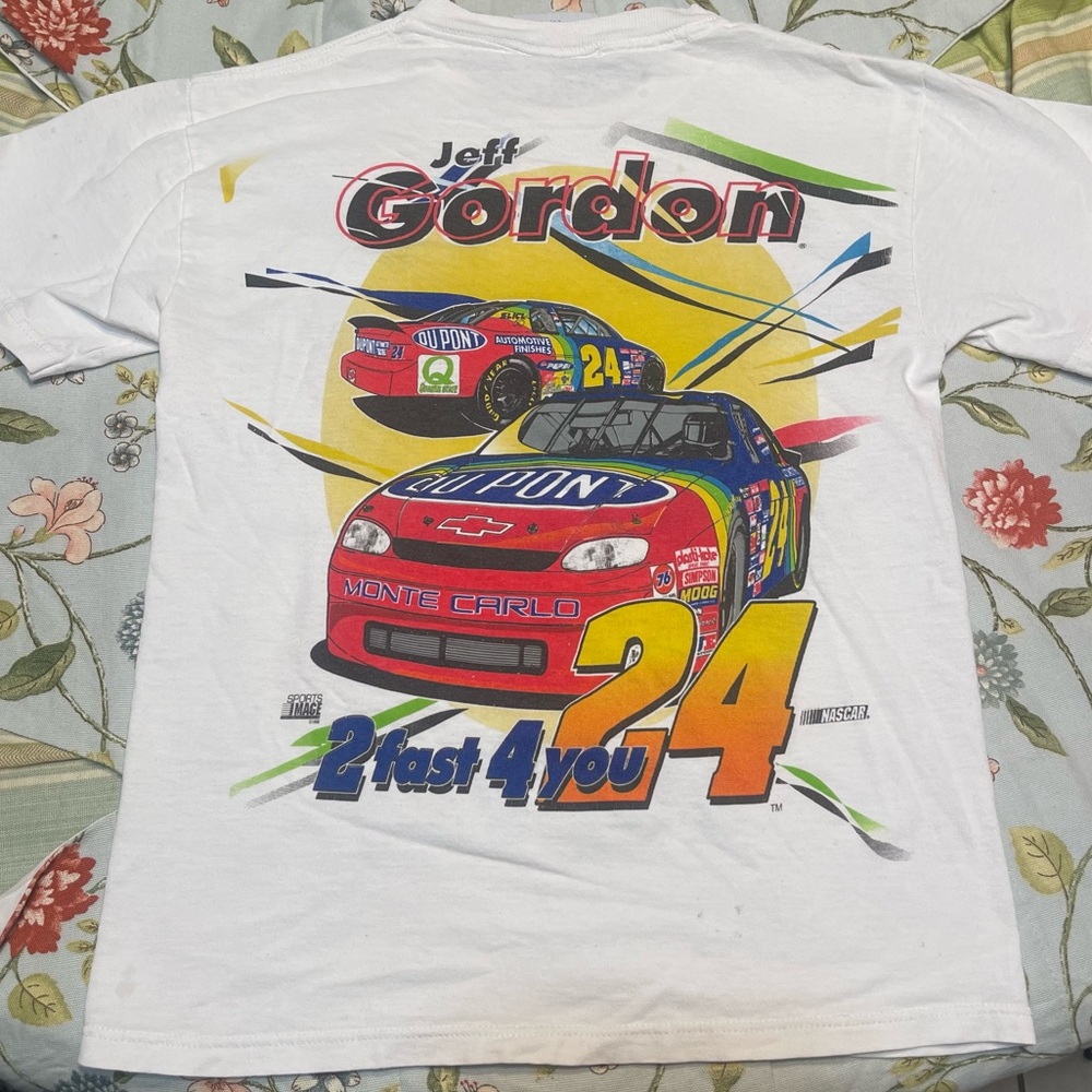 Vintage NASCAR Racing Jeff Gordon 24 T Shirt - Picture 2 of 12